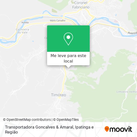 Transportadora Goncalves & Amaral mapa