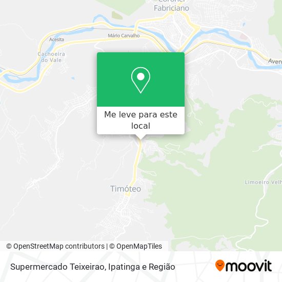 Supermercado Teixeirao mapa