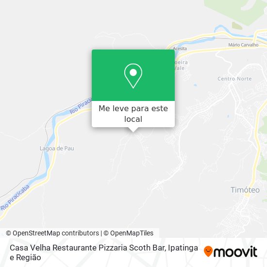 Casa Velha Restaurante Pizzaria Scoth Bar mapa
