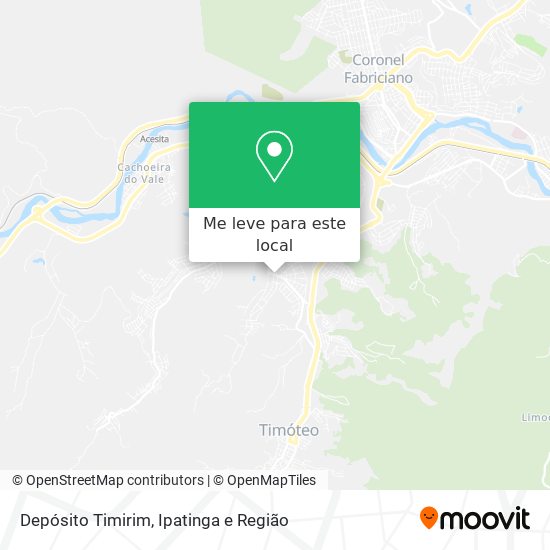 Depósito Timirim mapa