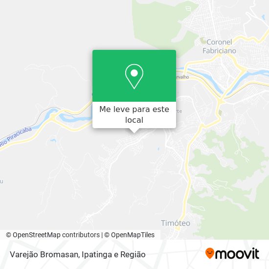 Varejão Bromasan mapa