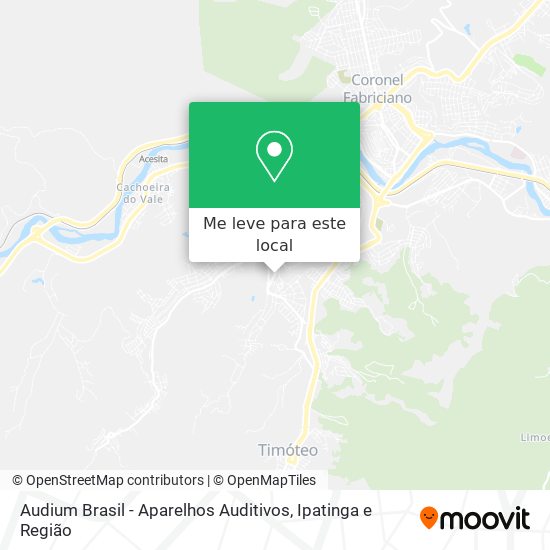 Audium Brasil - Aparelhos Auditivos mapa