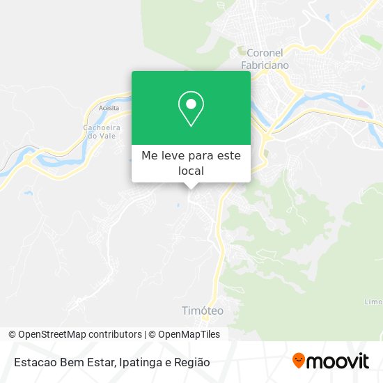 Estacao Bem Estar mapa
