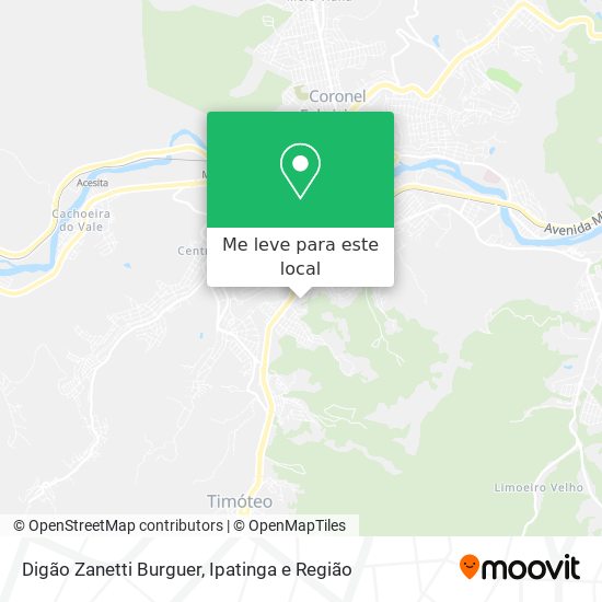 Digão Zanetti Burguer mapa