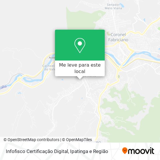 Infofisco Certificação Digital mapa
