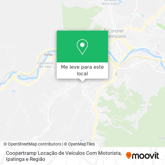 Coopertramp Locação de Veículos Com Motorista mapa