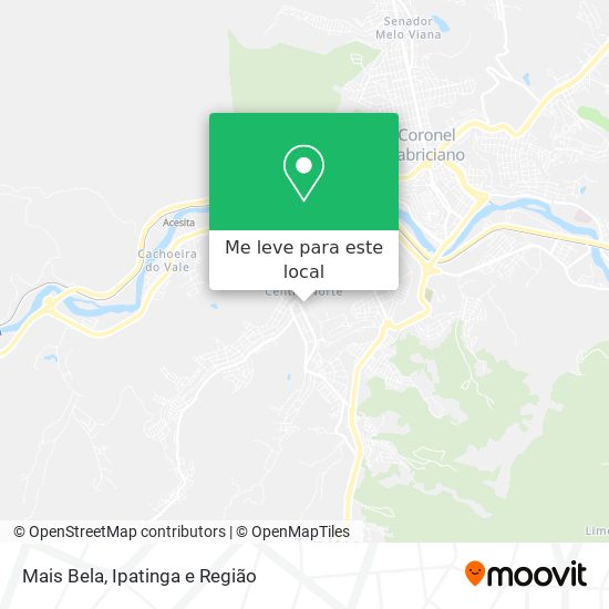 Mais Bela mapa