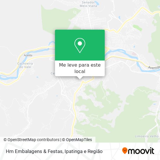 Hm Embalagens & Festas mapa