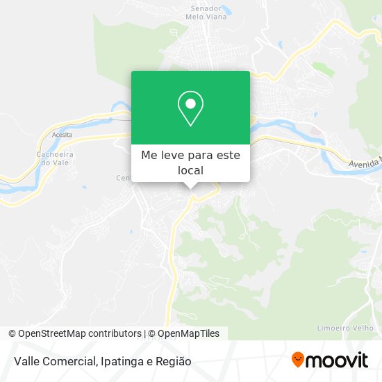 Valle Comercial mapa
