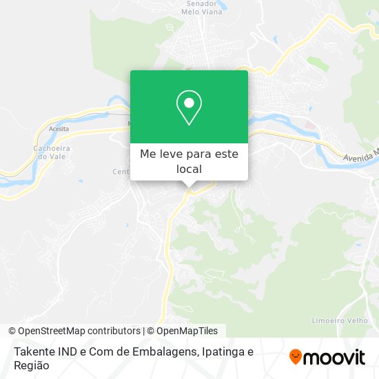 Takente IND e Com de Embalagens mapa
