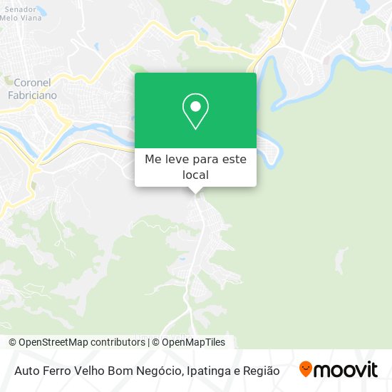 Auto Ferro Velho Bom Negócio mapa