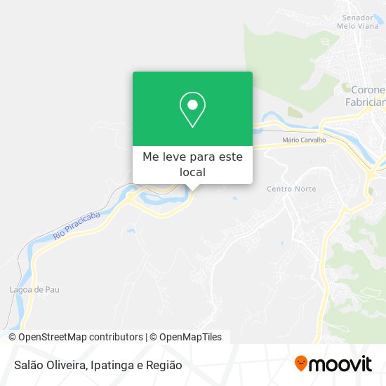Salão Oliveira mapa