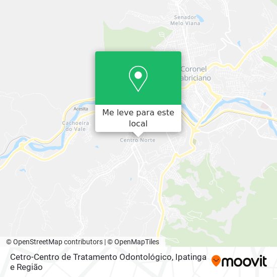 Cetro-Centro de Tratamento Odontológico mapa