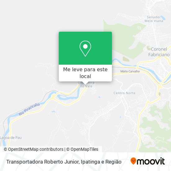 Transportadora Roberto Junior mapa