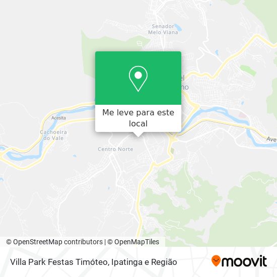 Villa Park Festas Timóteo mapa