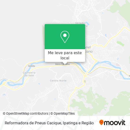 Reformadora de Pneus Cacique mapa