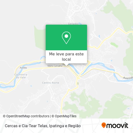 Cercas e Cia-Tear Telas mapa