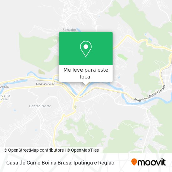 Casa de Carne Boi na Brasa mapa