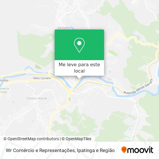 Wr Comércio e Representações mapa