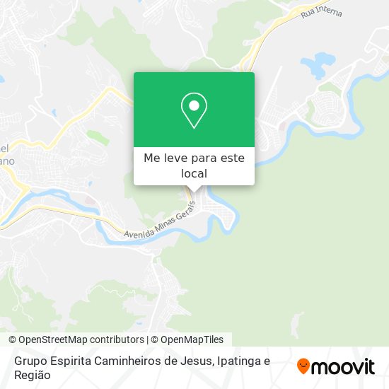 Grupo Espirita Caminheiros de Jesus mapa