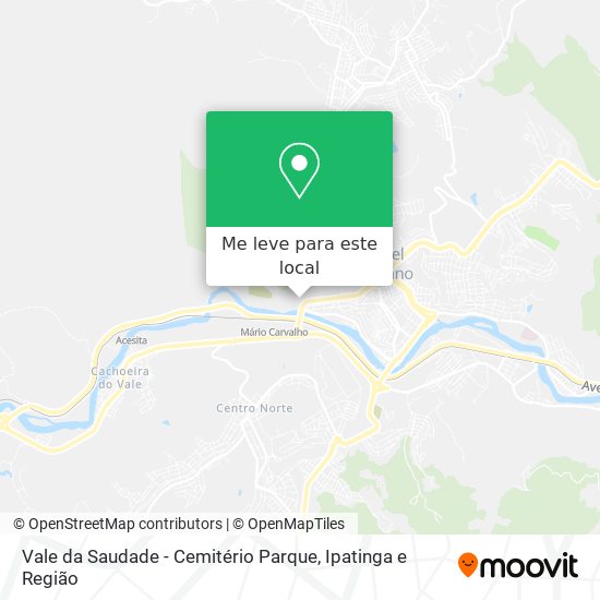 Vale da Saudade - Cemitério Parque mapa