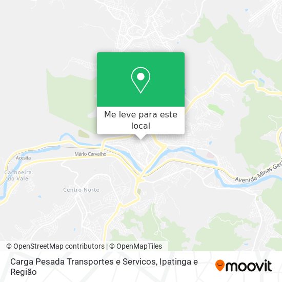 Carga Pesada Transportes e Servicos mapa