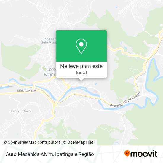 Auto Mecânica Alvim mapa