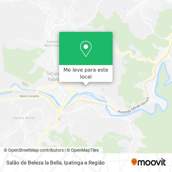Salão de Beleza la Bella mapa