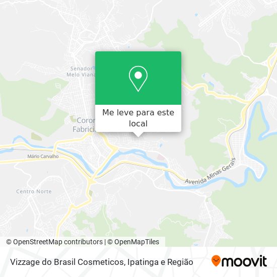 Vizzage do Brasil Cosmeticos mapa