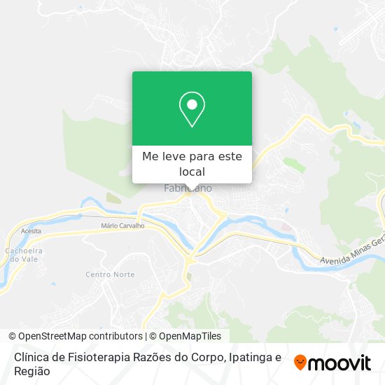 Clínica de Fisioterapia Razões do Corpo mapa