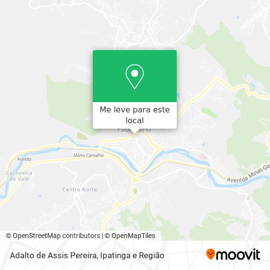 Adalto de Assis Pereira mapa
