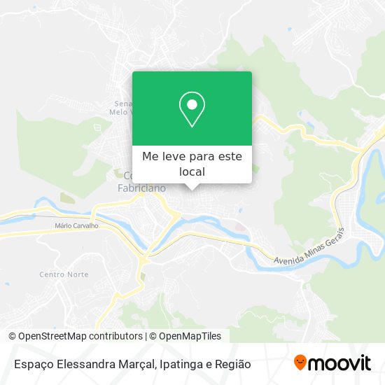 Espaço Elessandra Marçal mapa