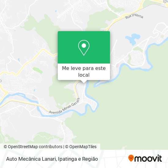 Auto Mecânica Lanari mapa