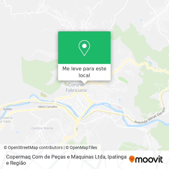 Copermaq Com de Peças e Maquinas Ltda mapa