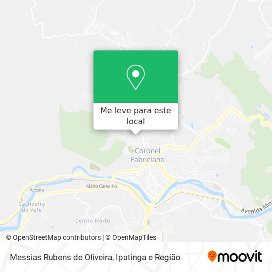 Messias Rubens de Oliveira mapa