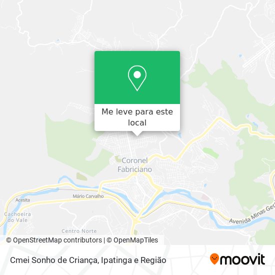 Cmei Sonho de Criança mapa