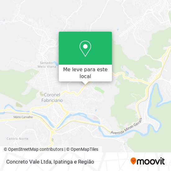 Concreto Vale Ltda mapa