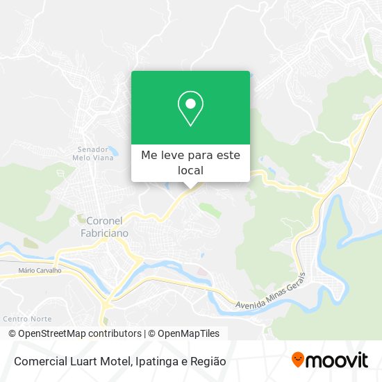 Comercial Luart Motel mapa
