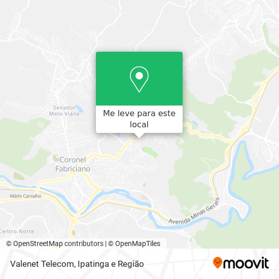 Valenet Telecom mapa