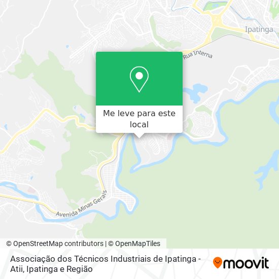 Associação dos Técnicos Industriais de Ipatinga - Atii mapa