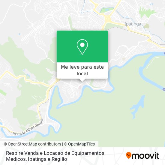 Respire Venda e Locacao de Equipamentos Medicos mapa
