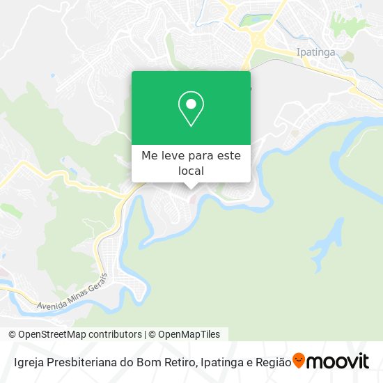 Igreja Presbiteriana do Bom Retiro mapa