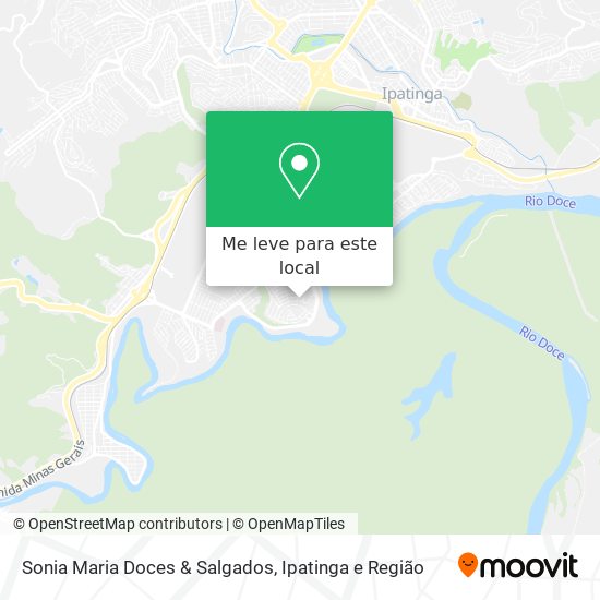 Sonia Maria Doces & Salgados mapa