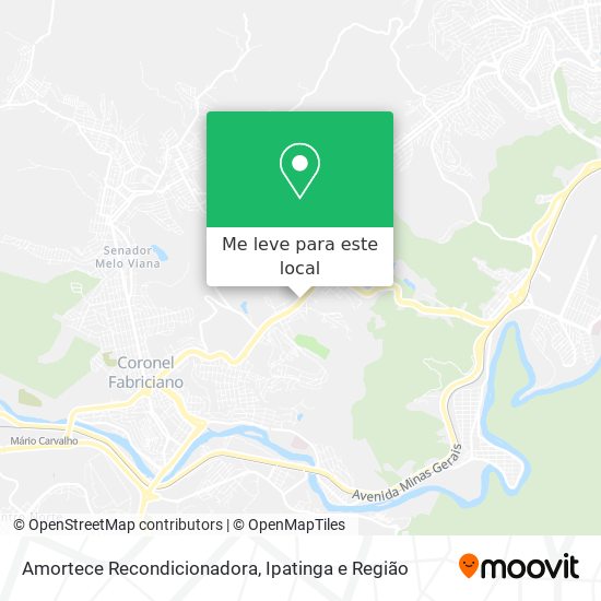 Amortece Recondicionadora mapa