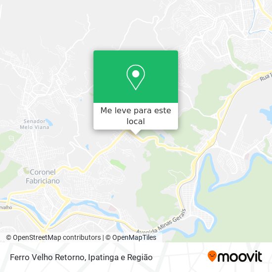 Ferro Velho Retorno mapa