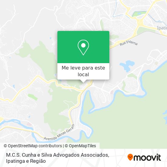 M.C.S. Cunha e Silva Advogados Associados mapa