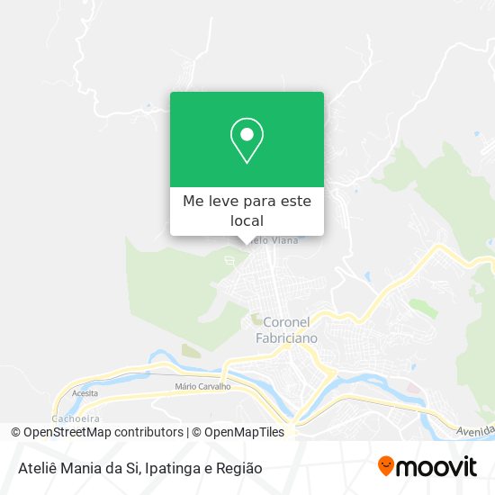 Ateliê Mania da Si mapa
