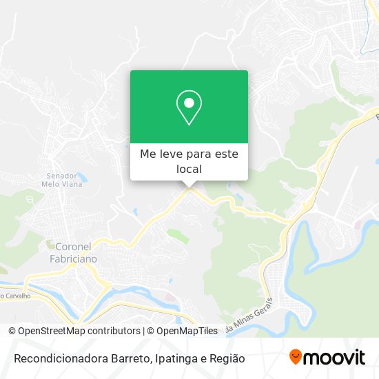 Recondicionadora Barreto mapa