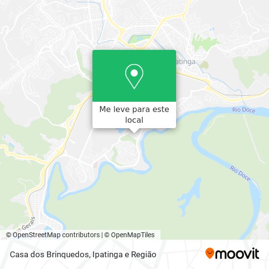 Casa dos Brinquedos mapa