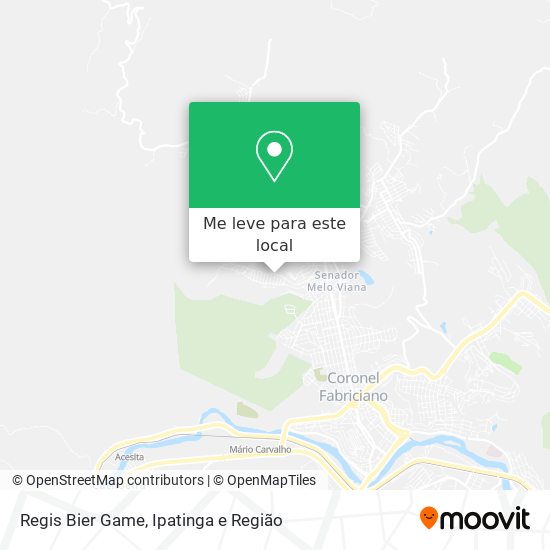 Regis Bier Game mapa